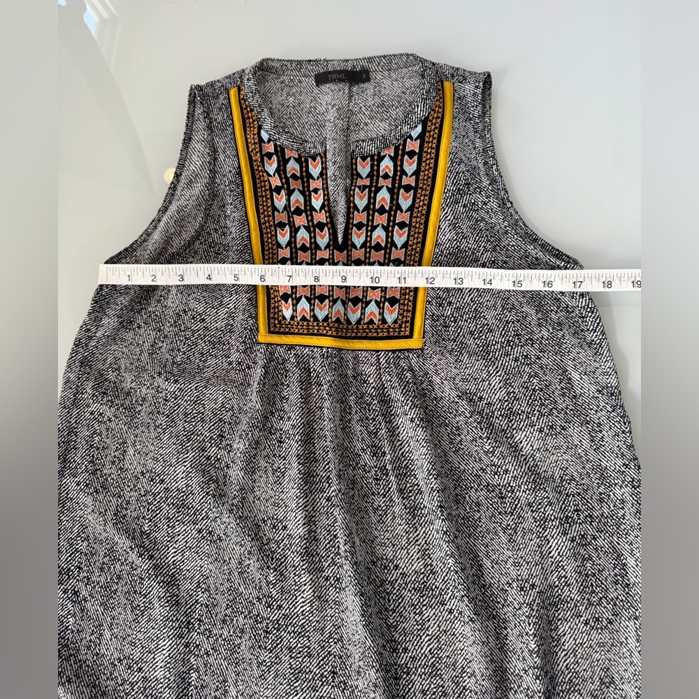 THML Embroidered Sleeveless Top – Size S - Picture 2 of 5